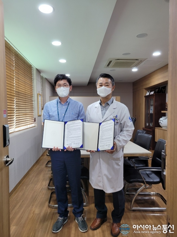 안산상록署, 동안산병원 업무협약 체결