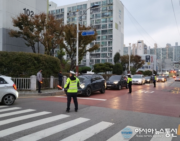 부평경찰서,‘2024학년도 대학수학능력시험’수험생 지원