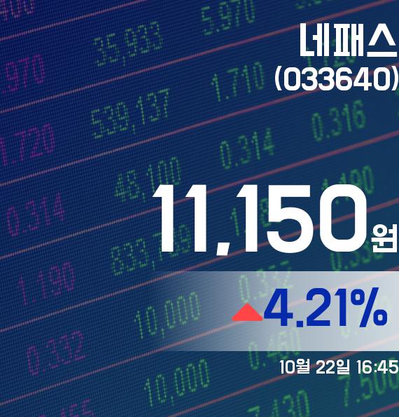 ▲10월 22일 네패스 의 주가정보