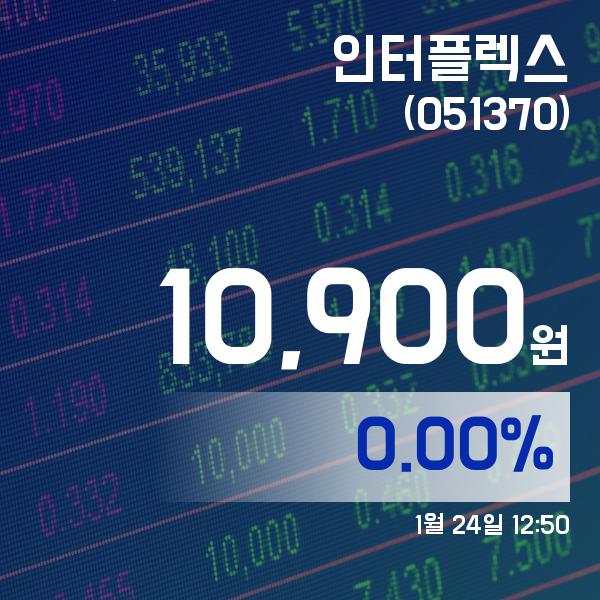 ▲1월 24일 인터플렉스 의 주가정보