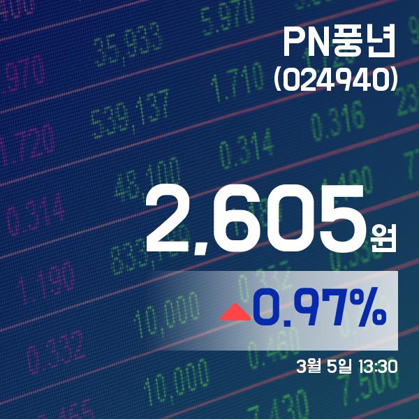 ▲3월 5일 PN풍년 의 주가정보