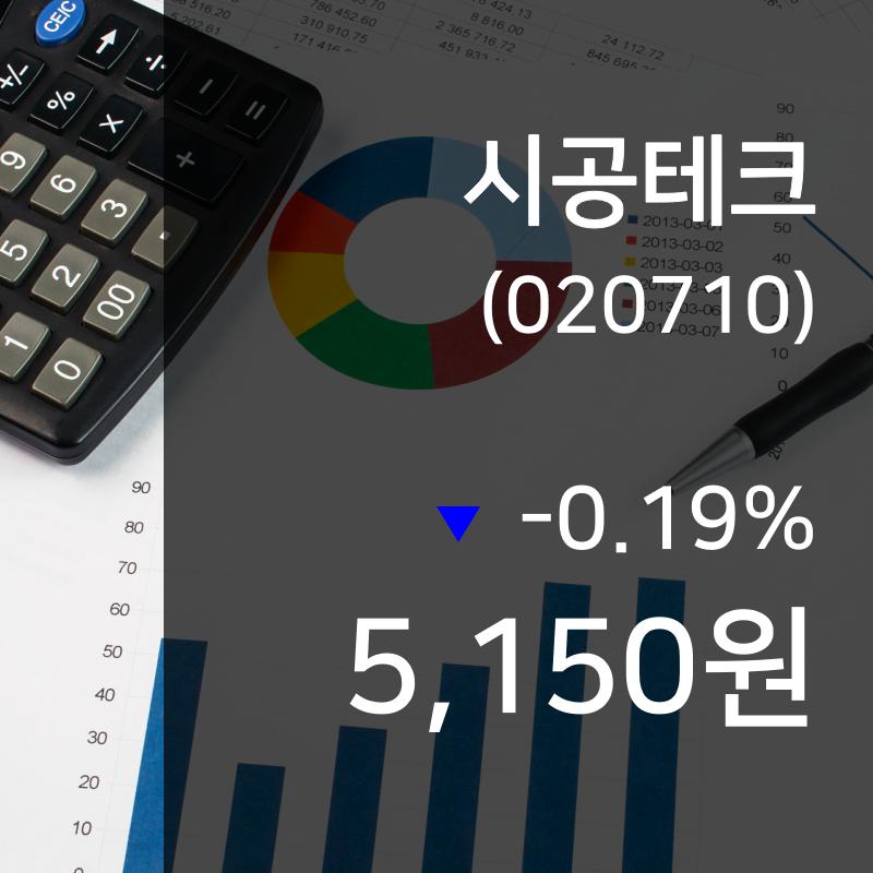 ▲9월 24일 시공테크 의 주가정보