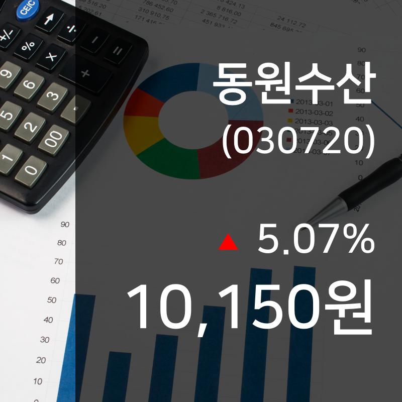 ▲9월 25일 동원수산 의 주가정보