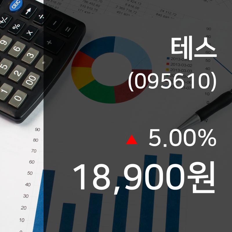 ▲9월 25일 테스 의 주가정보